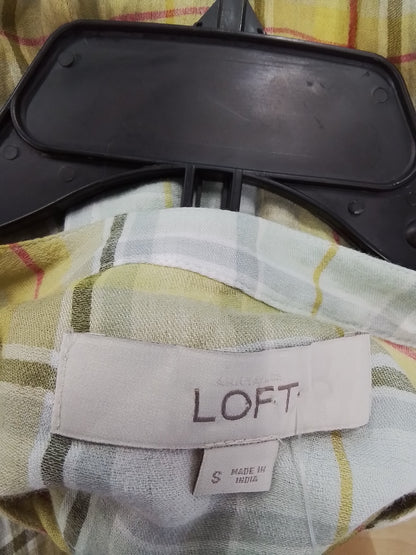 Loft Sz S long sleeve blouse
