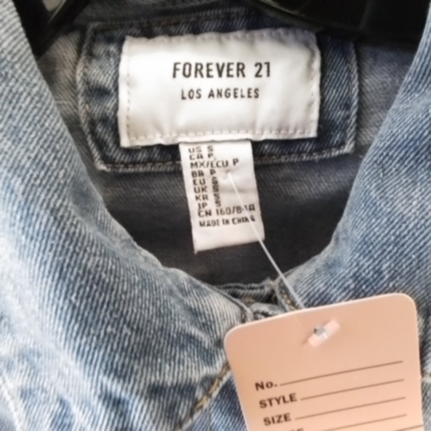 women's forver 21 jean jacket