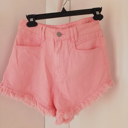 Women's Shein Pink Jean Shorts