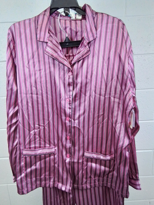 Ambrielle Sz xL pink striped pajamas