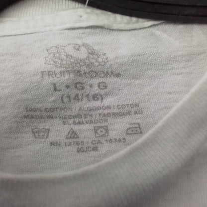 kids white t-shirt fruit of the loom bundle of 3