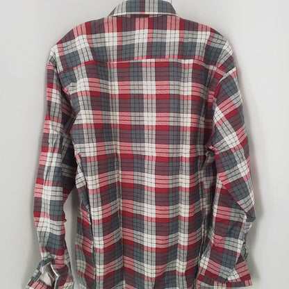 mens ozark trail long sleeve plaid shirt