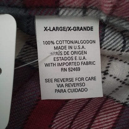 mens ozark trail long sleeve plaid shirt