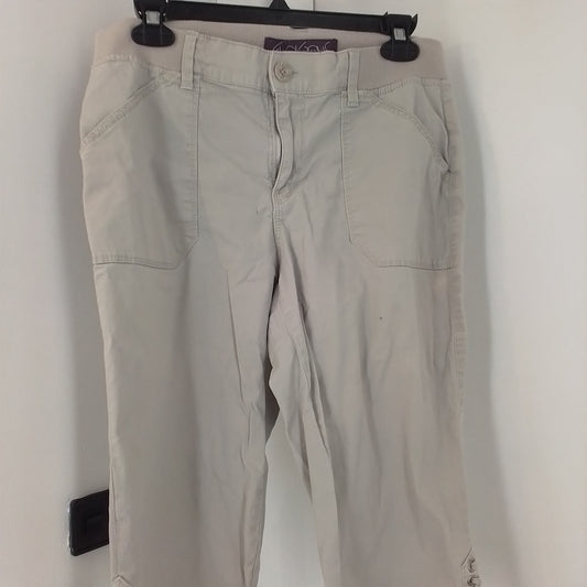 Women's Gloria Vanderbilt Khaki Long Shorts