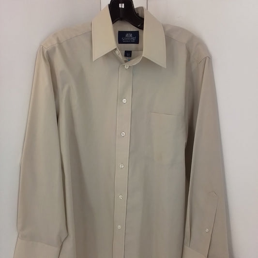 stafford wrinkle free mens button up