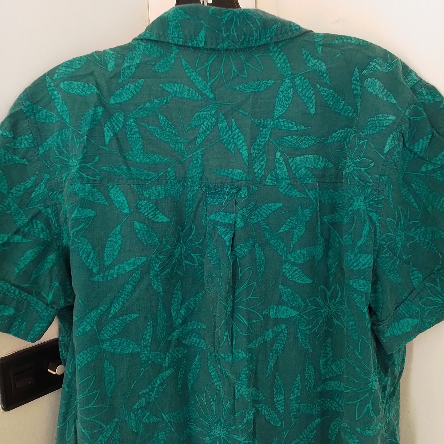 2 Pc Set: Adult Short Sleeve Button-Down with matching Long Shorts