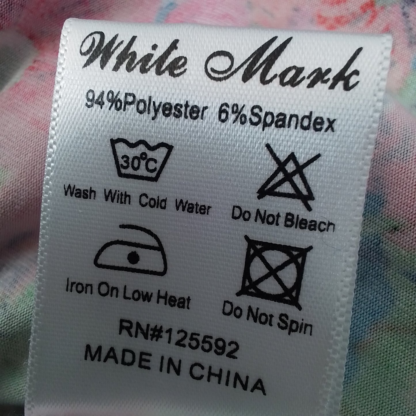 WOMEN'S WHITE MARK Long Sleeve Tunic