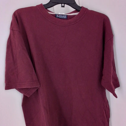 Men's Navigata burgandy shirt