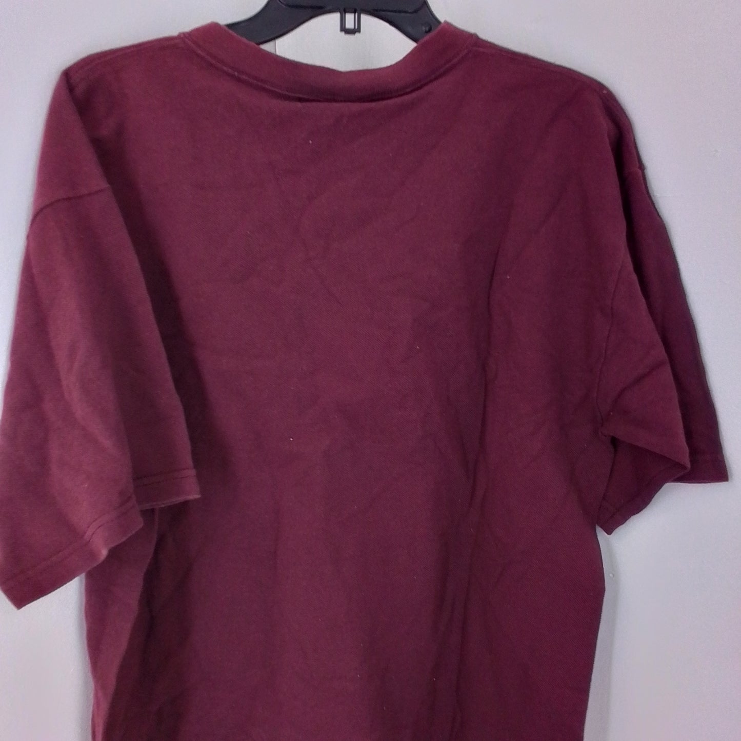 Men's Navigata burgandy shirt