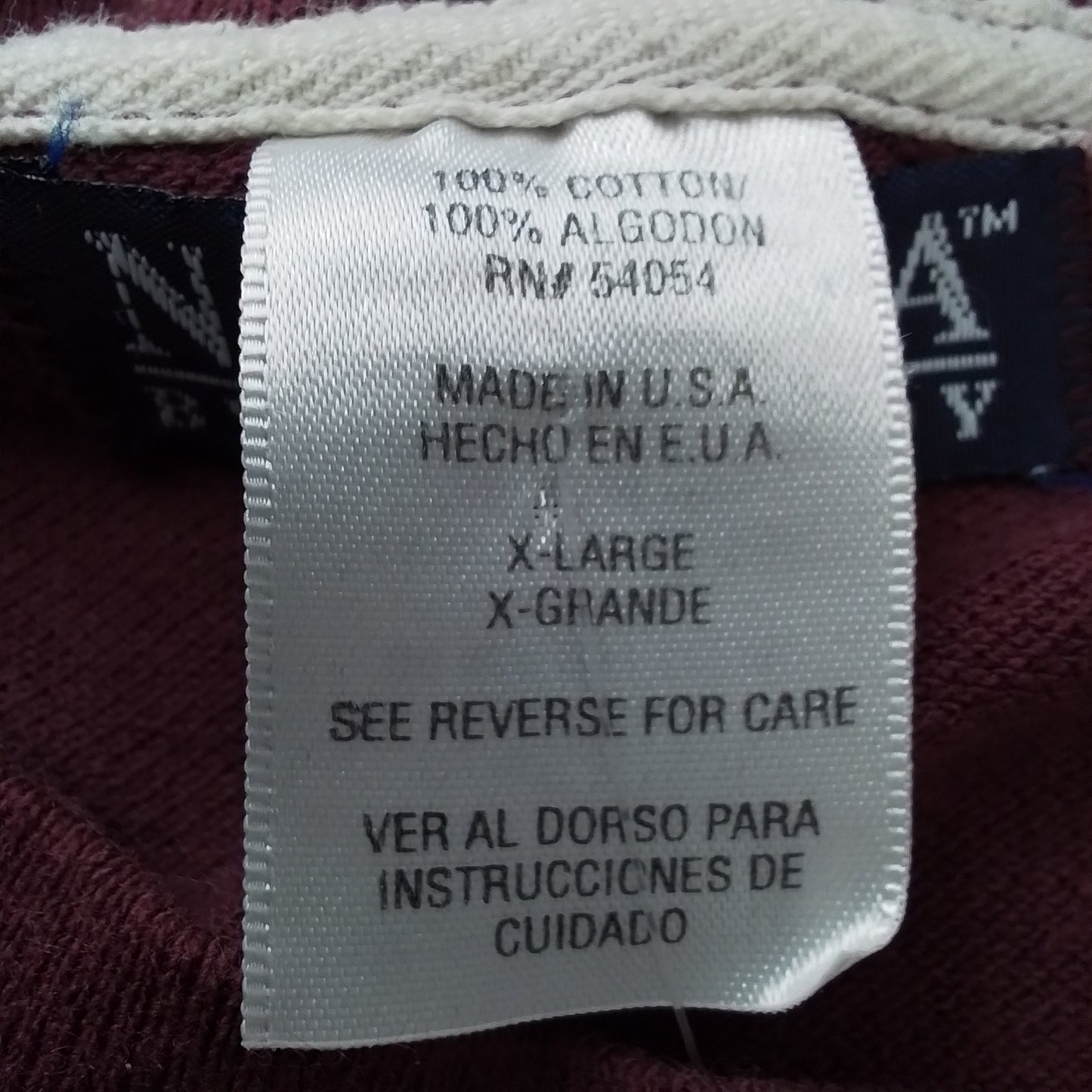 Men's Navigata burgandy shirt