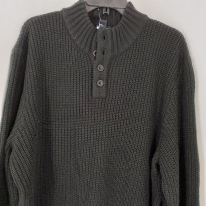 Men's King Size Black Sweater