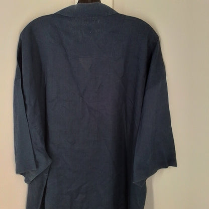 Men's Syllables System short sleeve button up