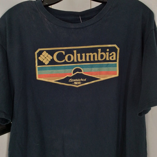 Columbia Sportswear Blue Cotton T-Shirt - XL