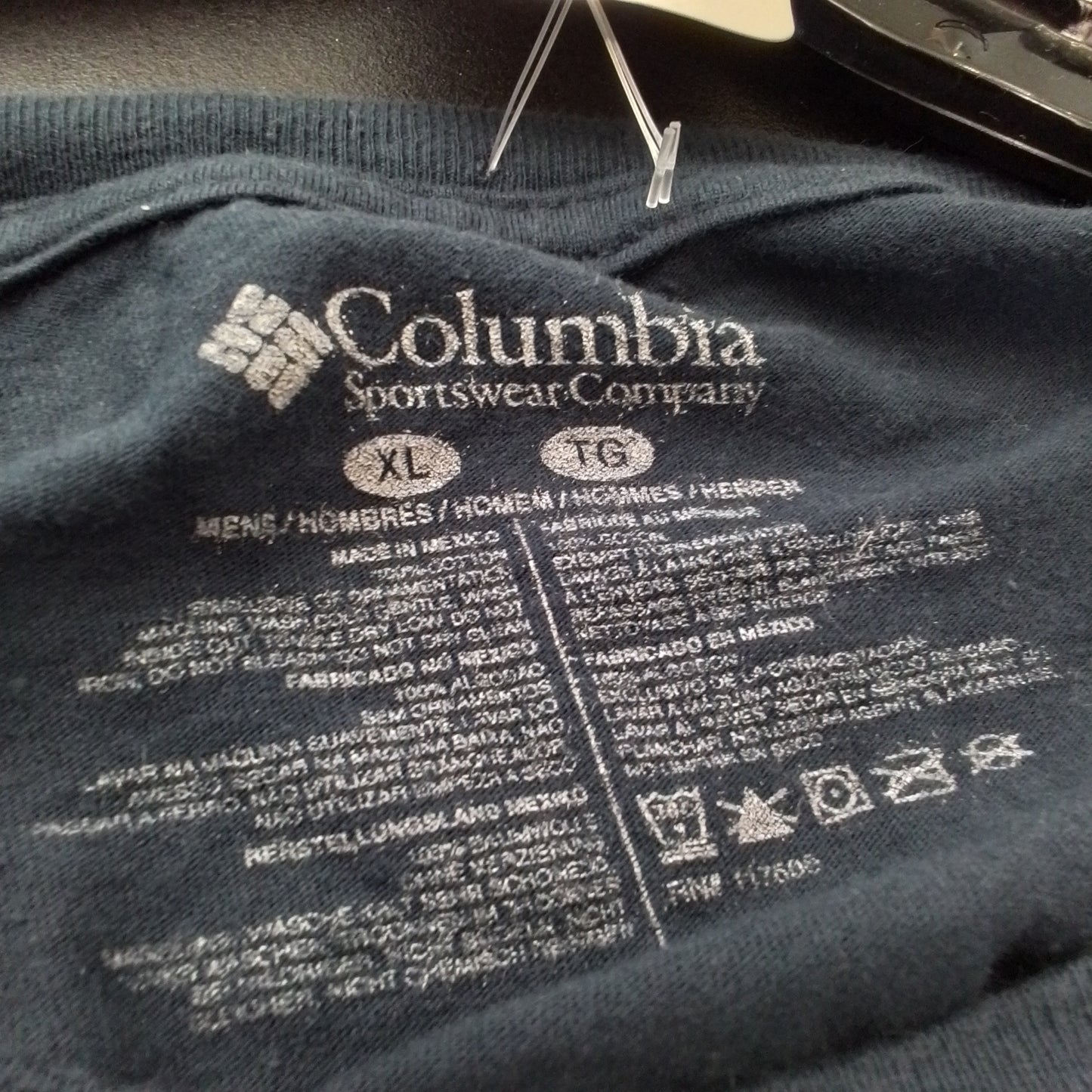 Columbia Sportswear Blue Cotton T-Shirt - XL
