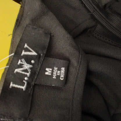 Women's Black Polyester Skirt - Size M