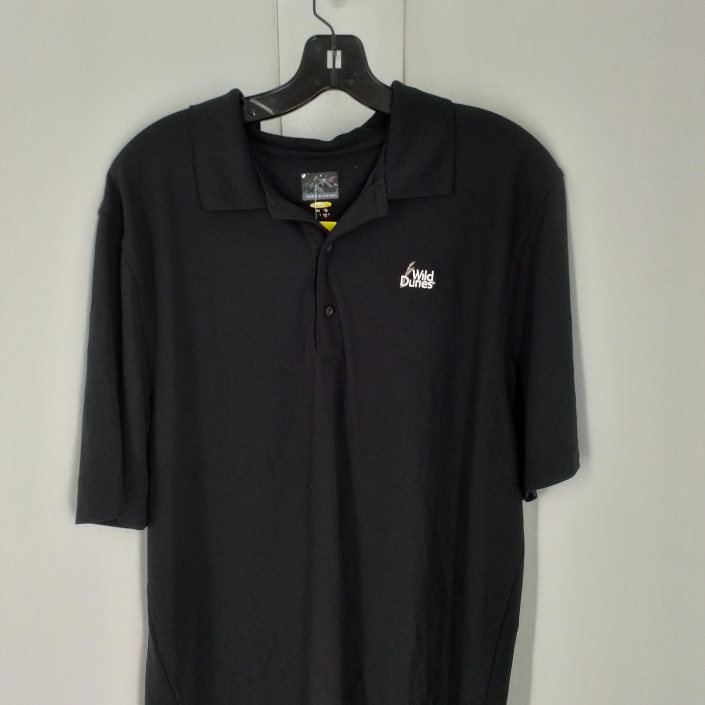 Men's XL Polyester Shirt - Black/White/Brown, Like New