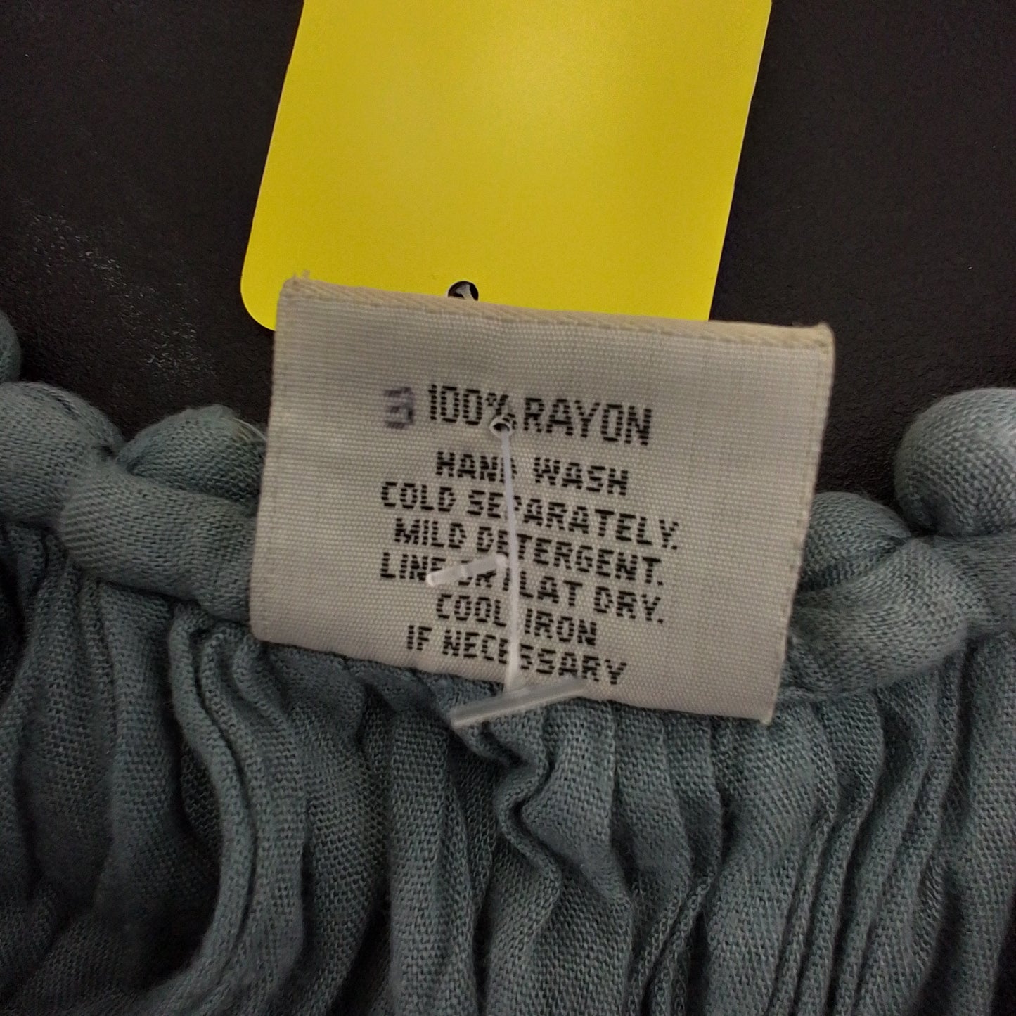 Women's Rayon Dress, One Size, White/Black/Grey, Gently Used