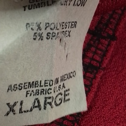 Women's Red Polyester Sweater - Size L