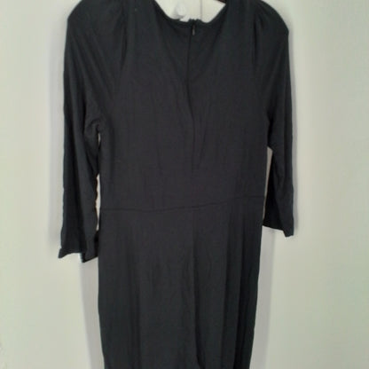 Women's Black Rayon Jumpsuit - Size M
