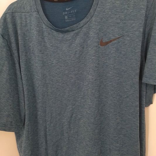 Nike Men's Blue T-Shirt, XXL, Polyester