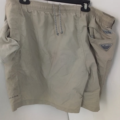 Columbia Sportswear Men's Brown Shorts XXL Polyester