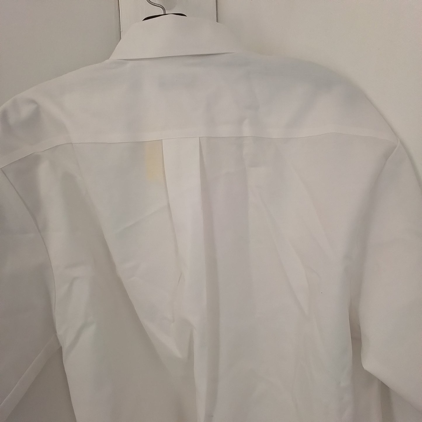 Men's White Cotton Shirt - Size S