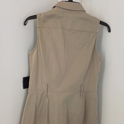 Banana Republic Women's Brown Cotton Dress - Size 6