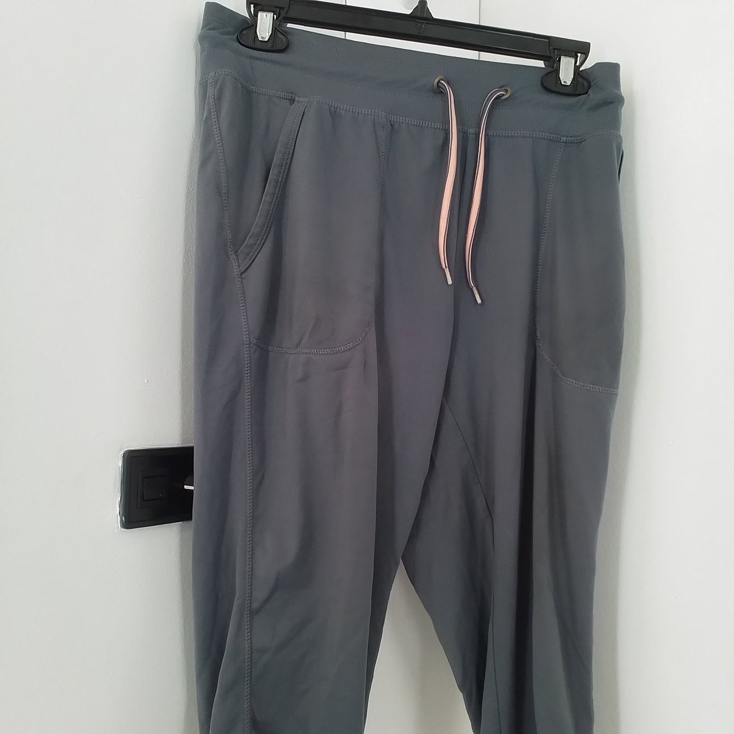 Women's Grey Sweat Pants - Size M, Polyester
