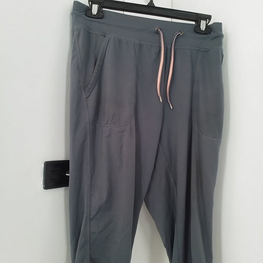 Women's Grey Sweat Pants - Size M, Polyester