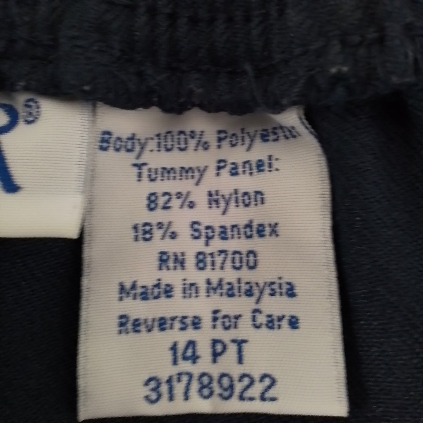 Blair Corporation Women's Blue Pants Size 14 Polyester