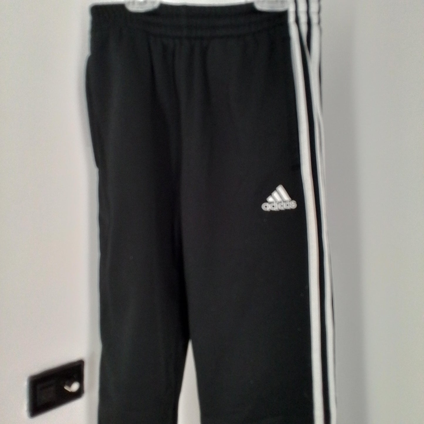 Adidas Kids Sweatpants - Polyester - White/Black