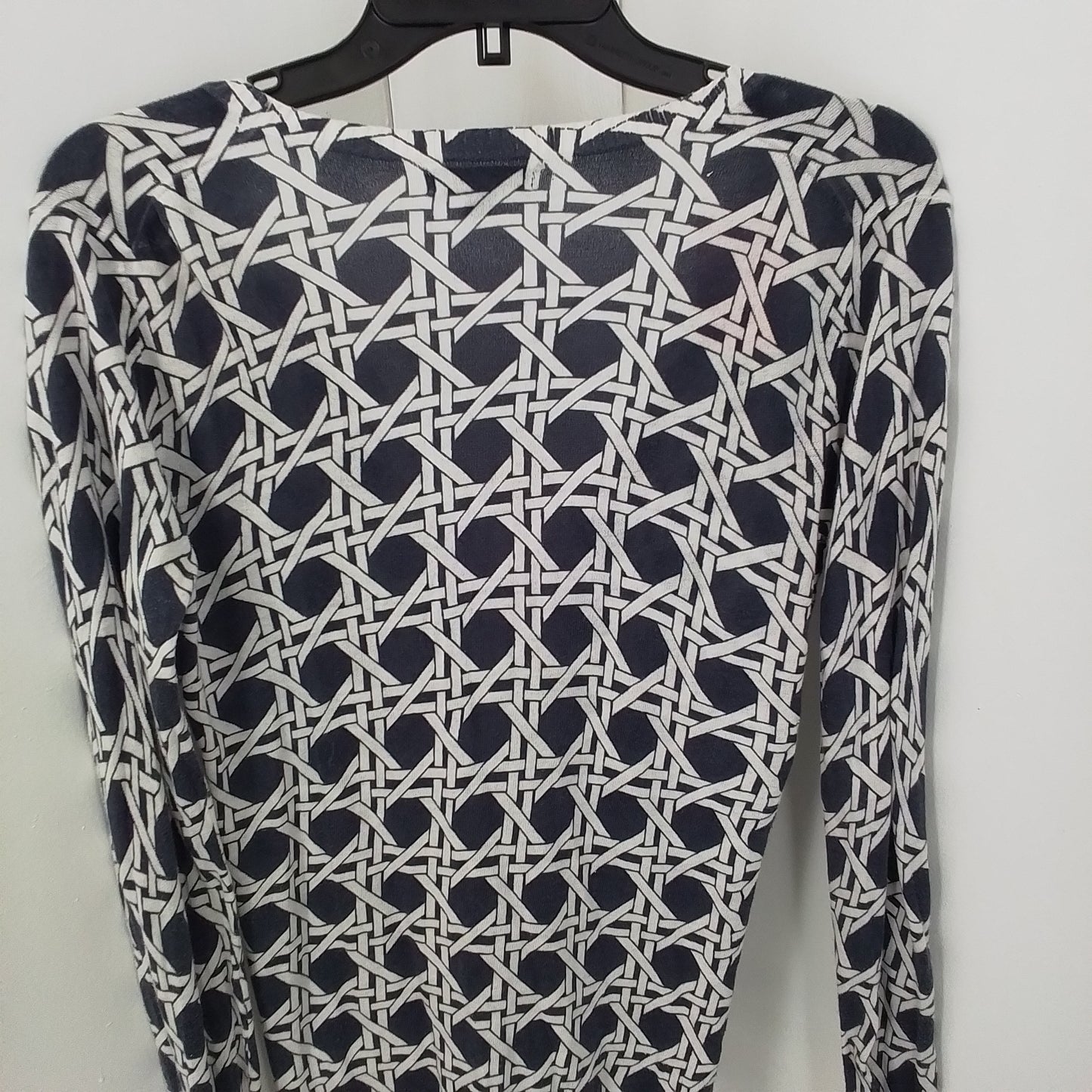 Banana Republic Women's Cotton Sweater - White/Black