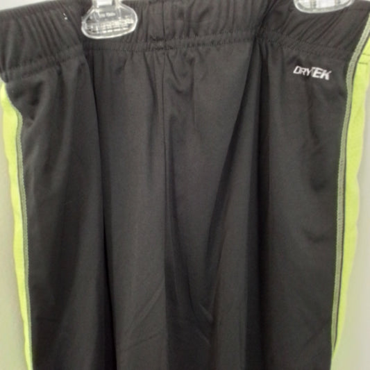 Tek Gear Kids Shorts - Green/Black, Sizes 14, 16, L, Polyester