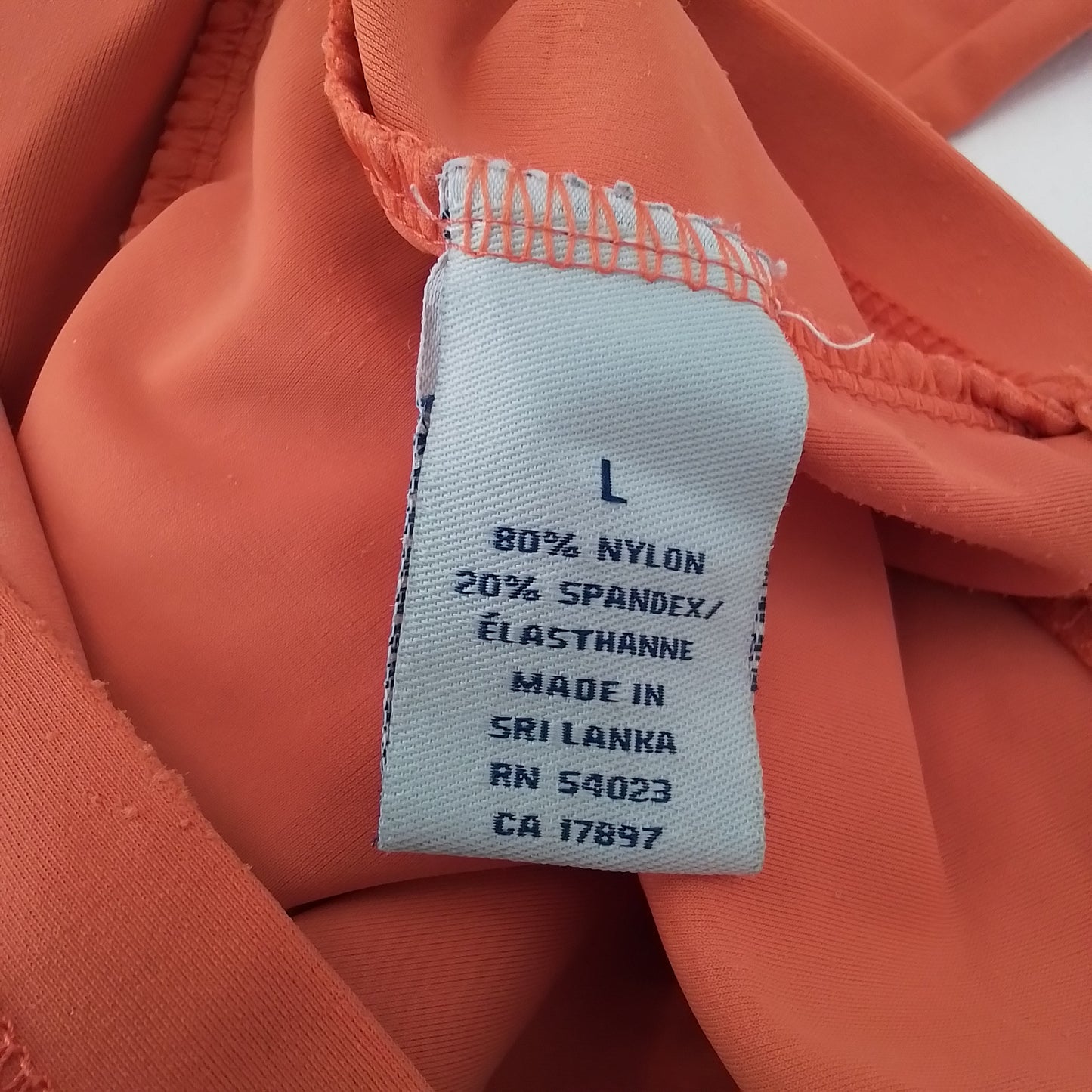 Old Navy Kids Shirt - Orange/White, Size L