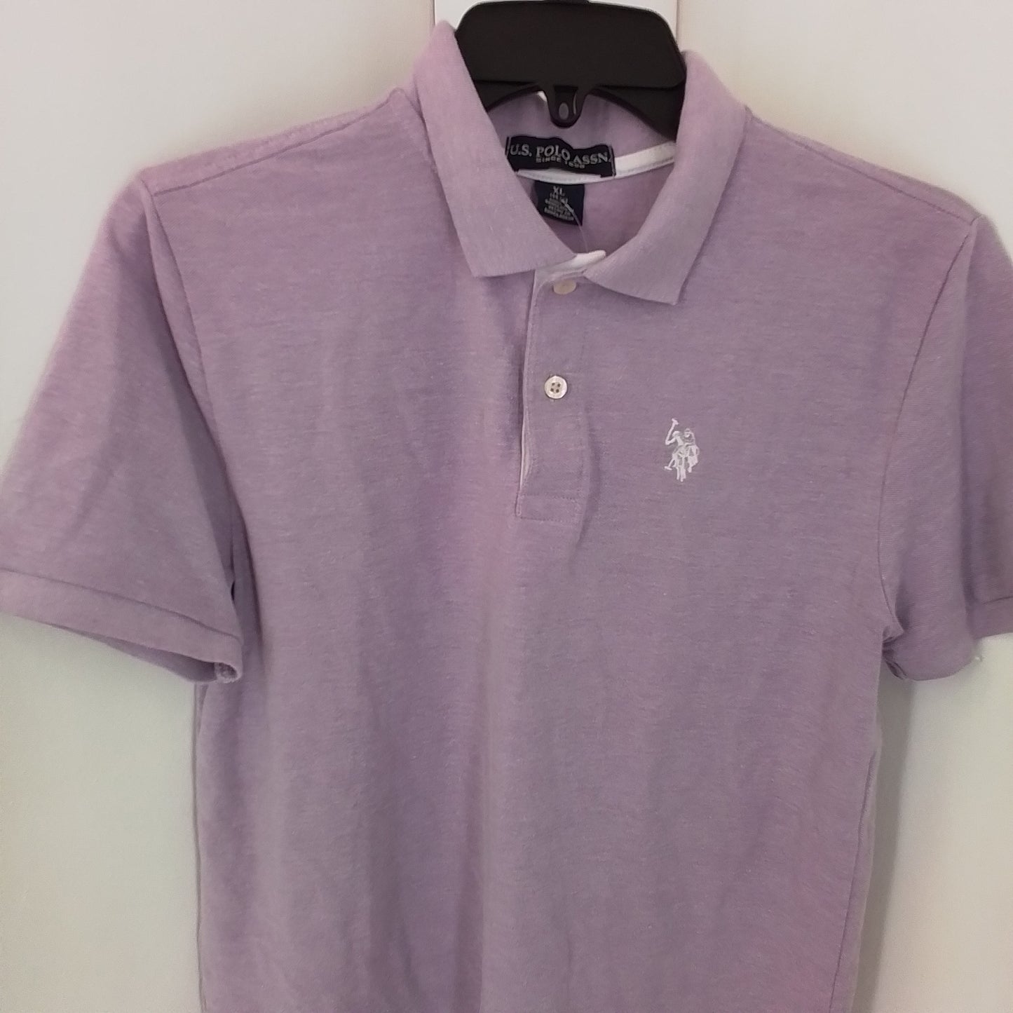 Kids Polo Shirt - Purple, XL, Cotton/Polyester