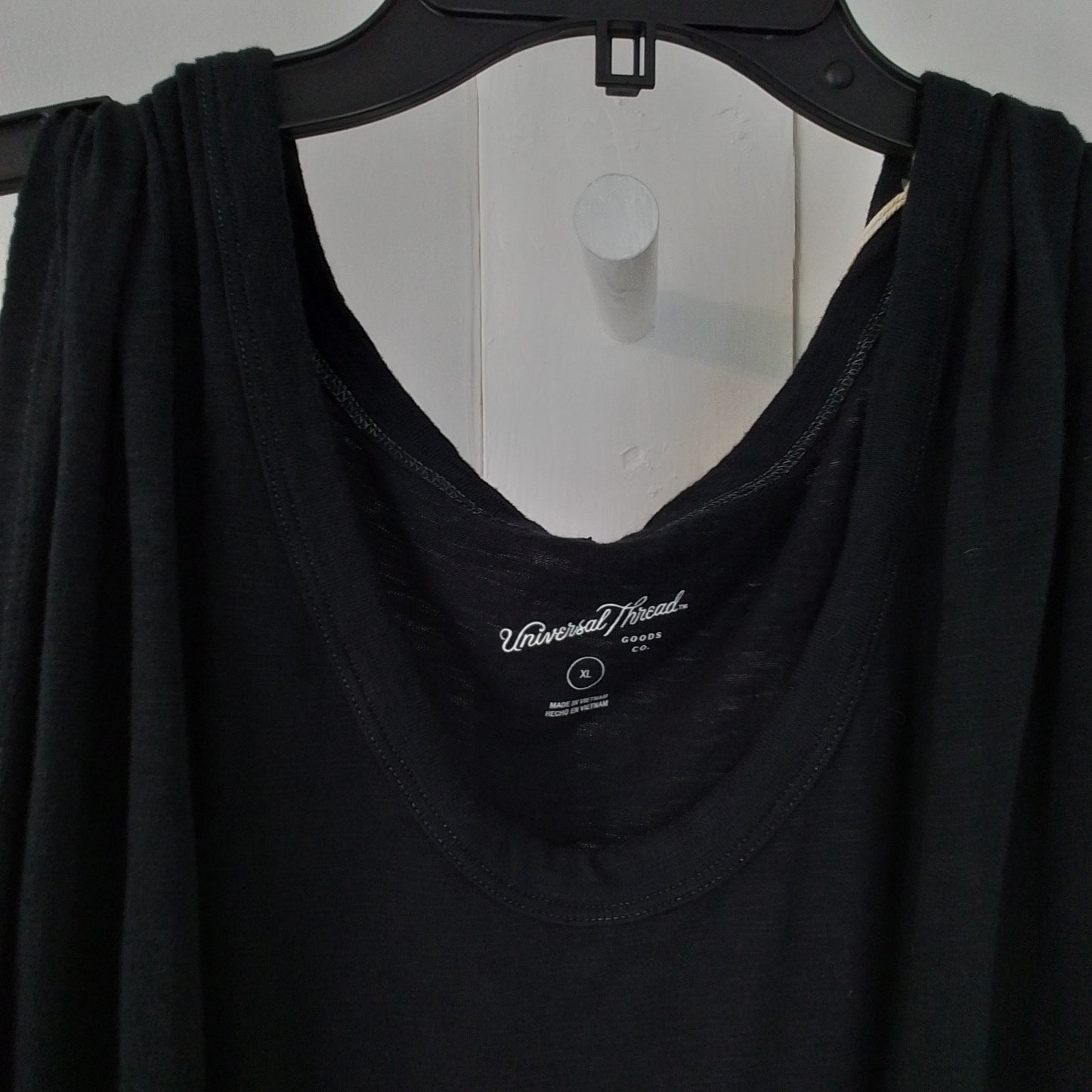 Universal Threads Women's Dress XL White/Black Cotton