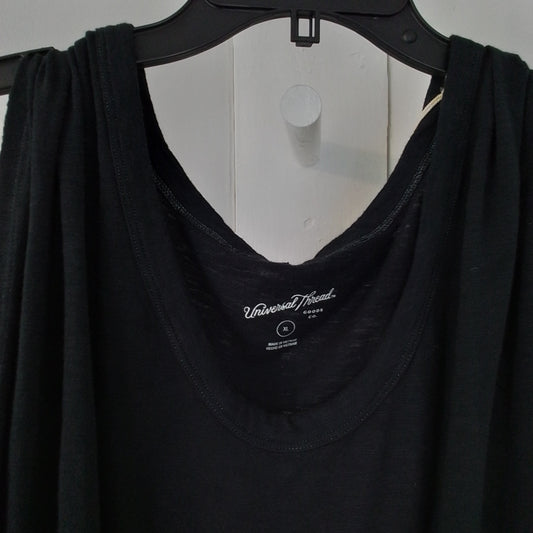 Universal Threads Women's Dress XL White/Black Cotton