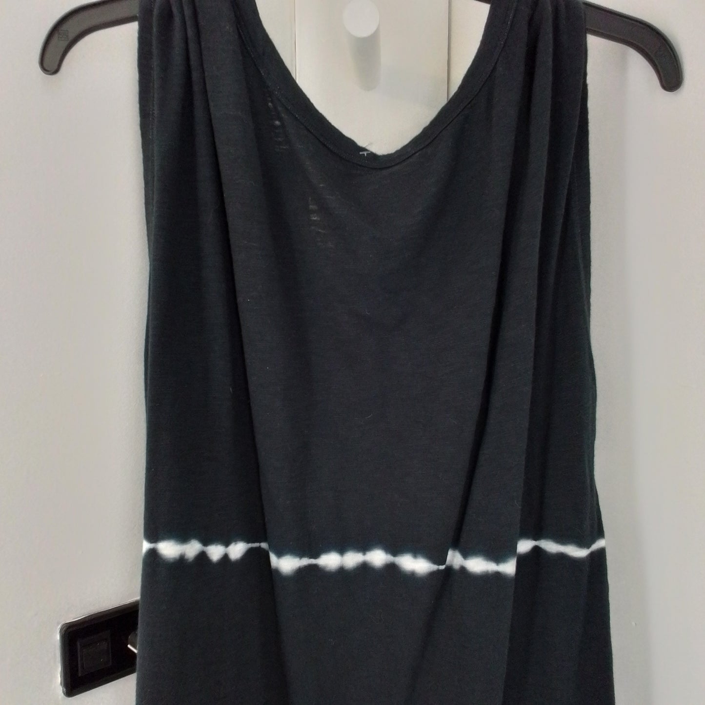 Universal Threads Women's Dress XL White/Black Cotton