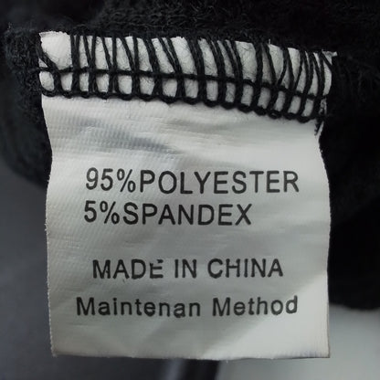 Women's Black Polyester Pants - Size M