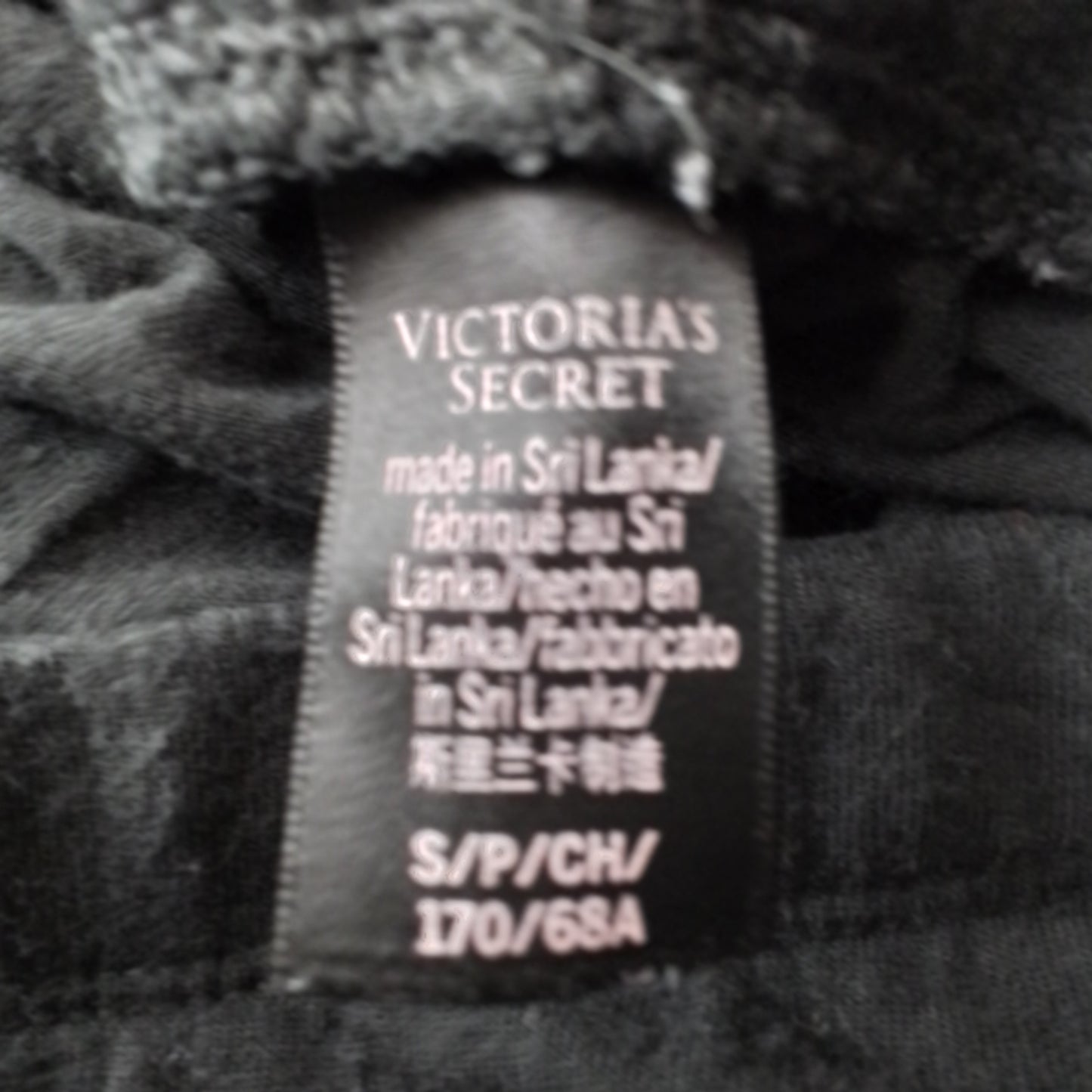 Victoria's Secret Women's Pajamas Black Size S