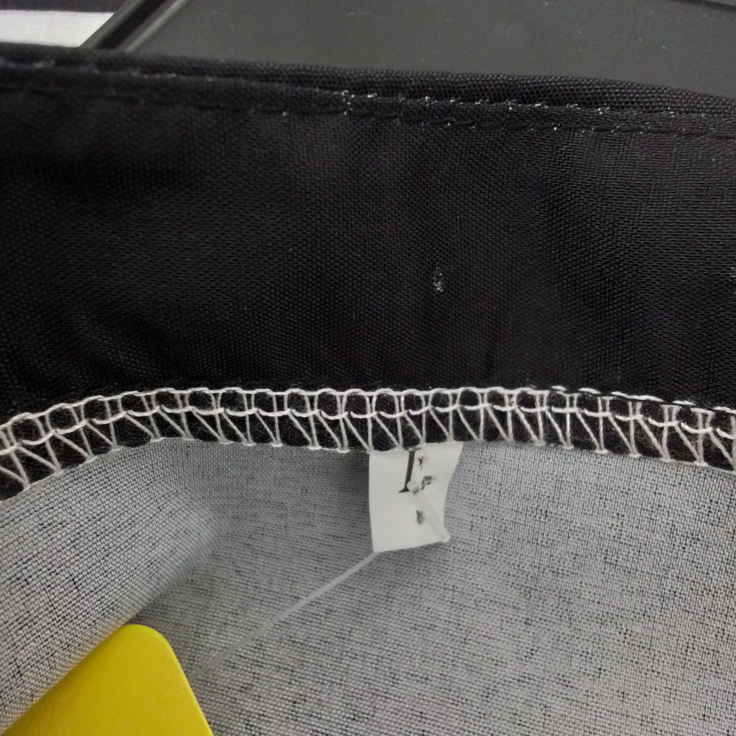 Unknown Women's Dress - L, Polyester, White/Black