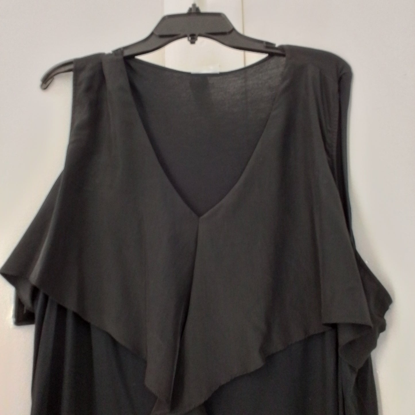 Women's Black Rayon Blouse (2x)