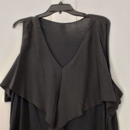 Women's Black Rayon Blouse (2x)