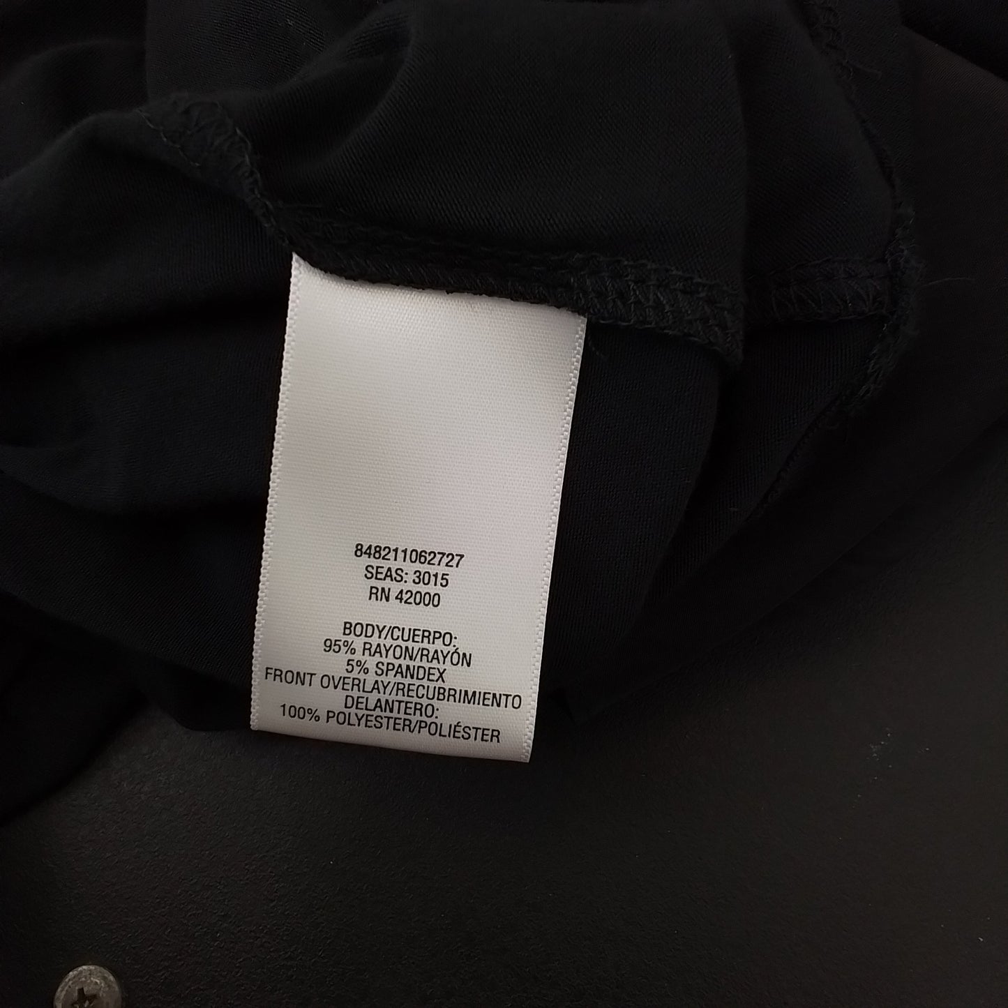 Women's Black Rayon Blouse (2x)