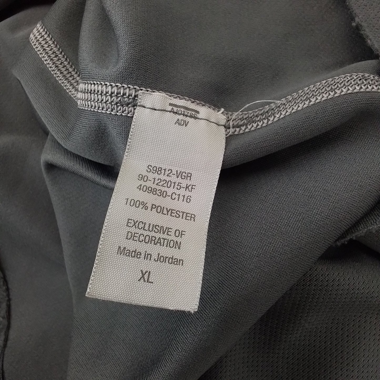 Champion Men's Grey Jersey - XL, Polyester