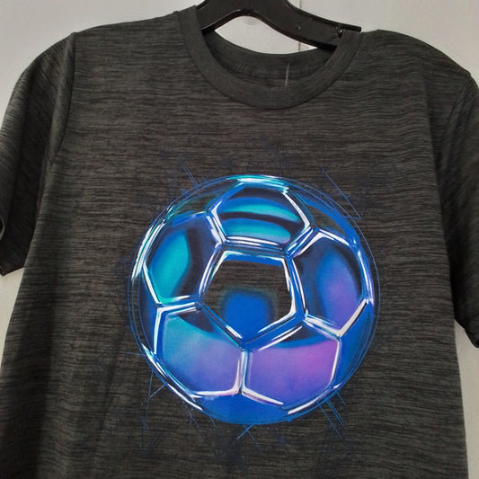 Tek Gear Kids T-Shirt, Size L, Polyester, Grey/Blue/Purple/White/Black