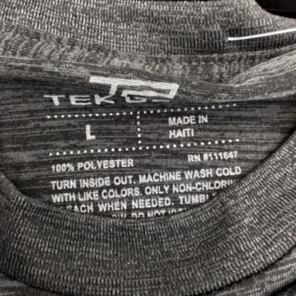 Tek Gear Kids T-Shirt, Size L, Polyester, Grey/Blue/Purple/White/Black