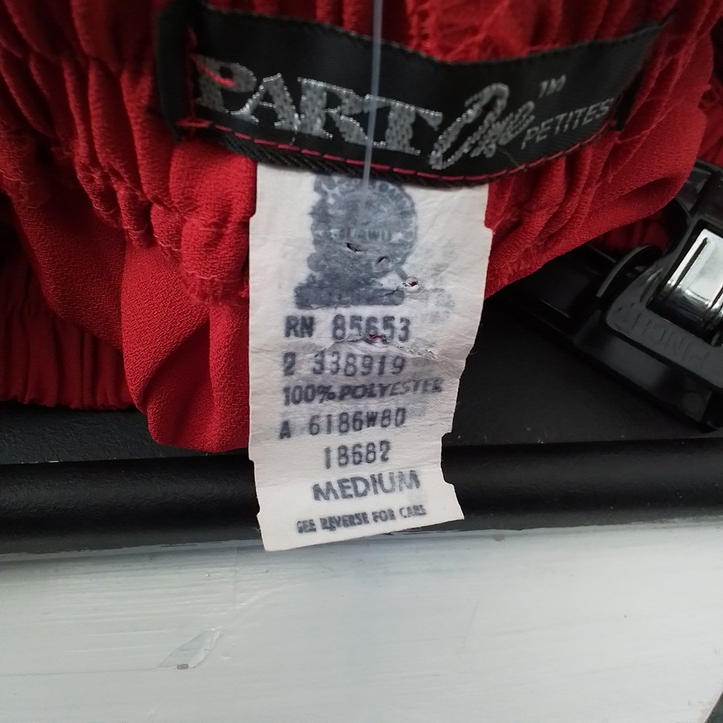 Women's Red Skirt - Size M, Polyester