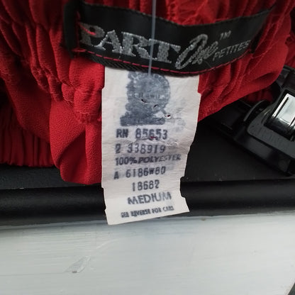 Women's Red Skirt - Size M, Polyester