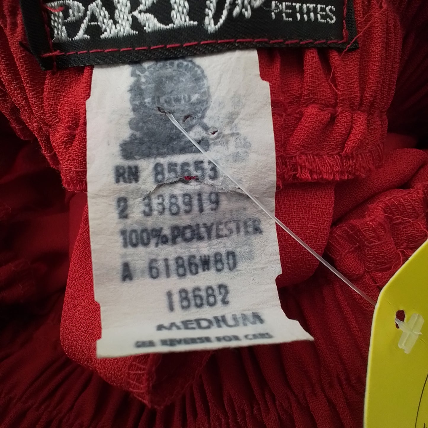 Women's Red Skirt - Size M, Polyester